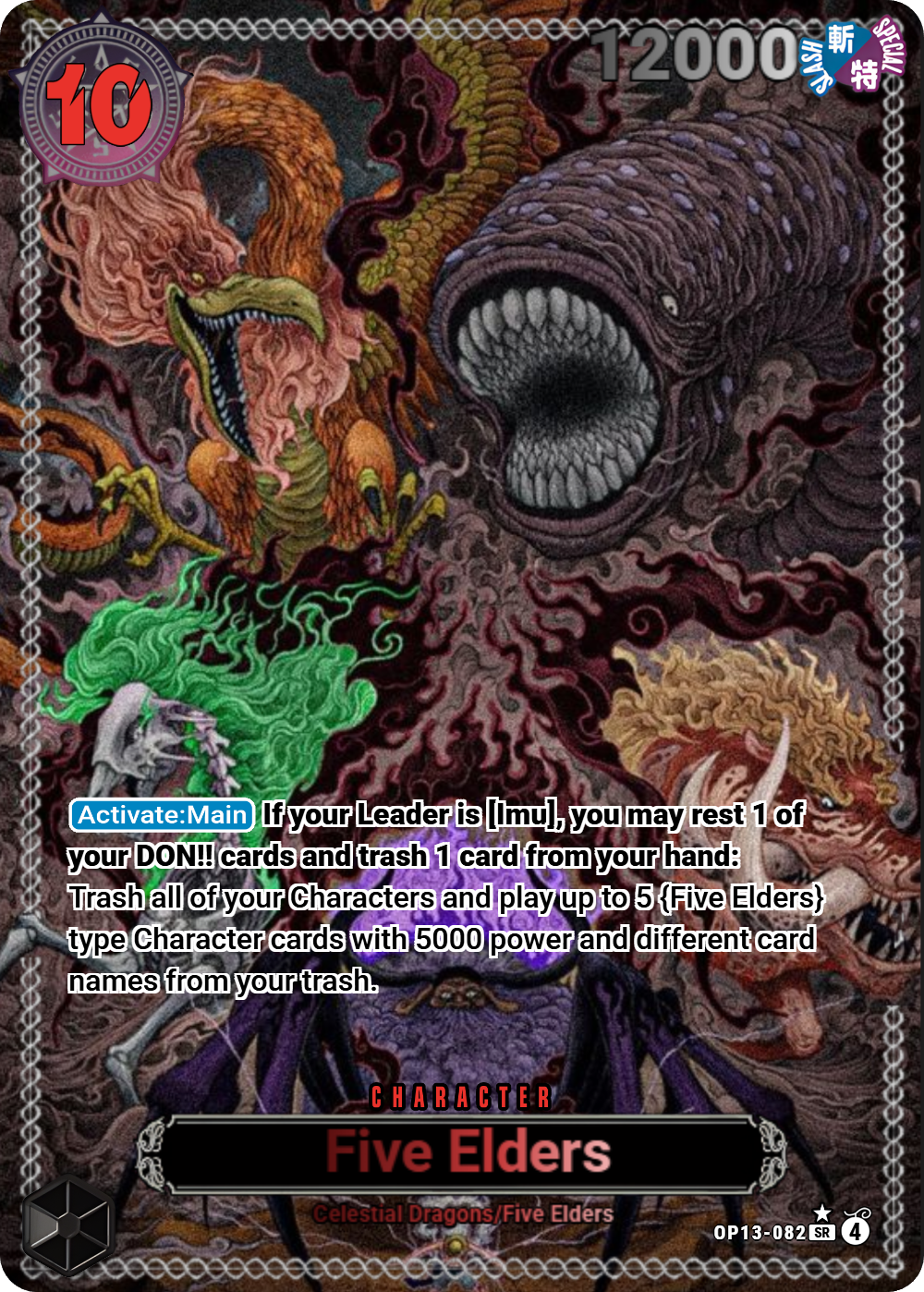 5 Elders Card Example